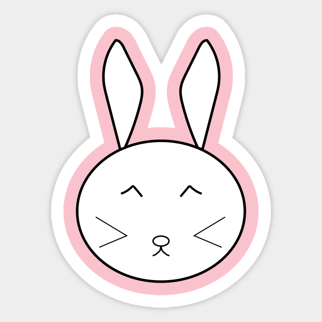 Happy Bunny Design Sticker by MarisaMikayla
